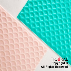 PLACA TEXTURIZADORA ESCAMAS 15 X 10.5 CM x 1